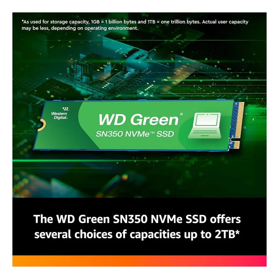 SSD 1TB Western Digital Green SN350, imagem 4