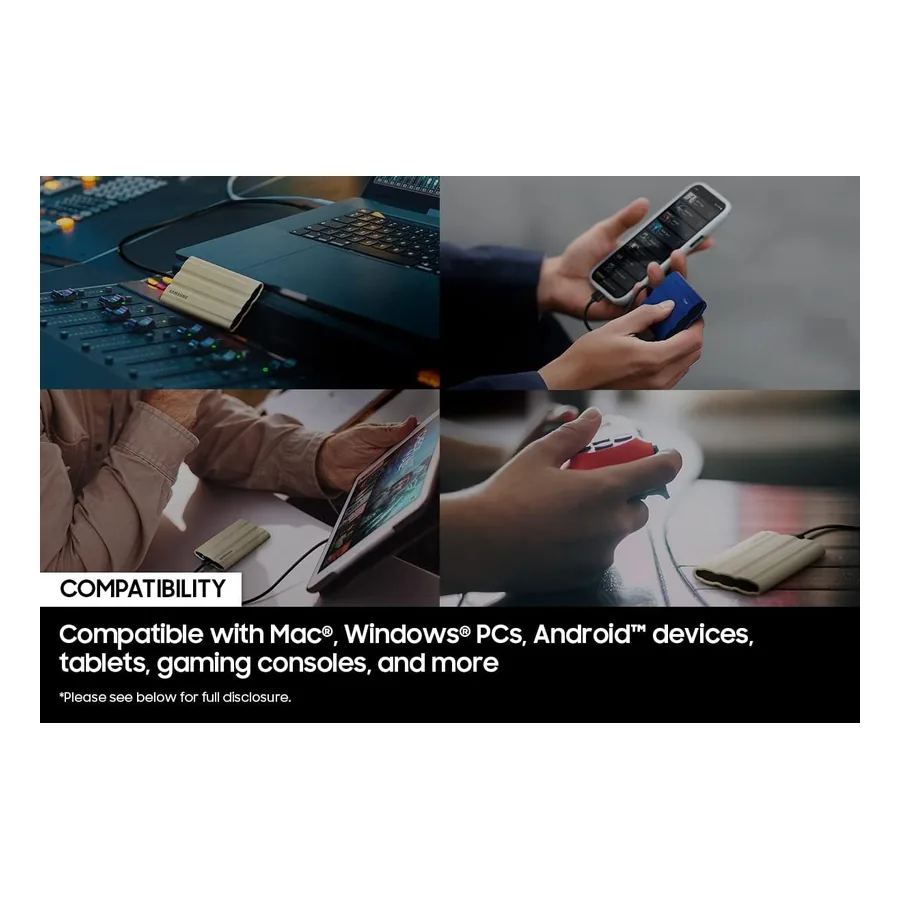SSD Externo Samsung T7 Shield, imagem 4