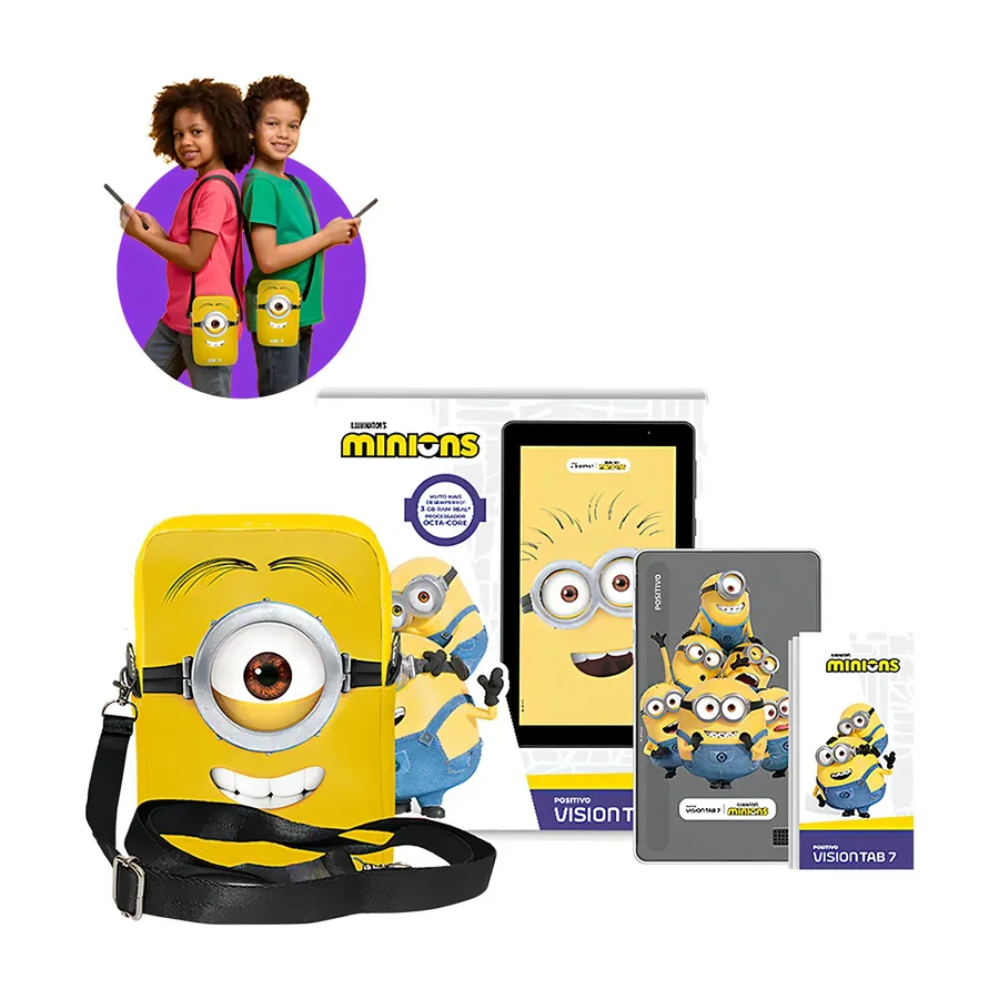 Tablet Infantil Positivo Vision Tab 7 Minions