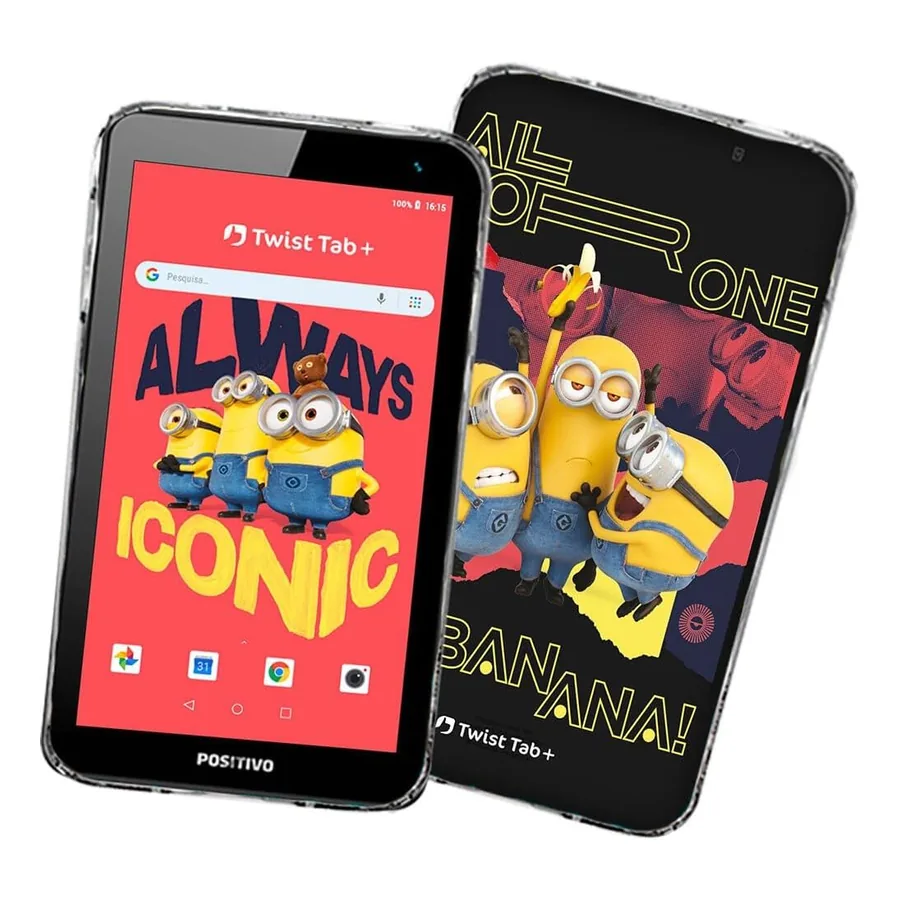 Tablet Infantil Positivo Twist Tab Minions T780KM, imagem 4