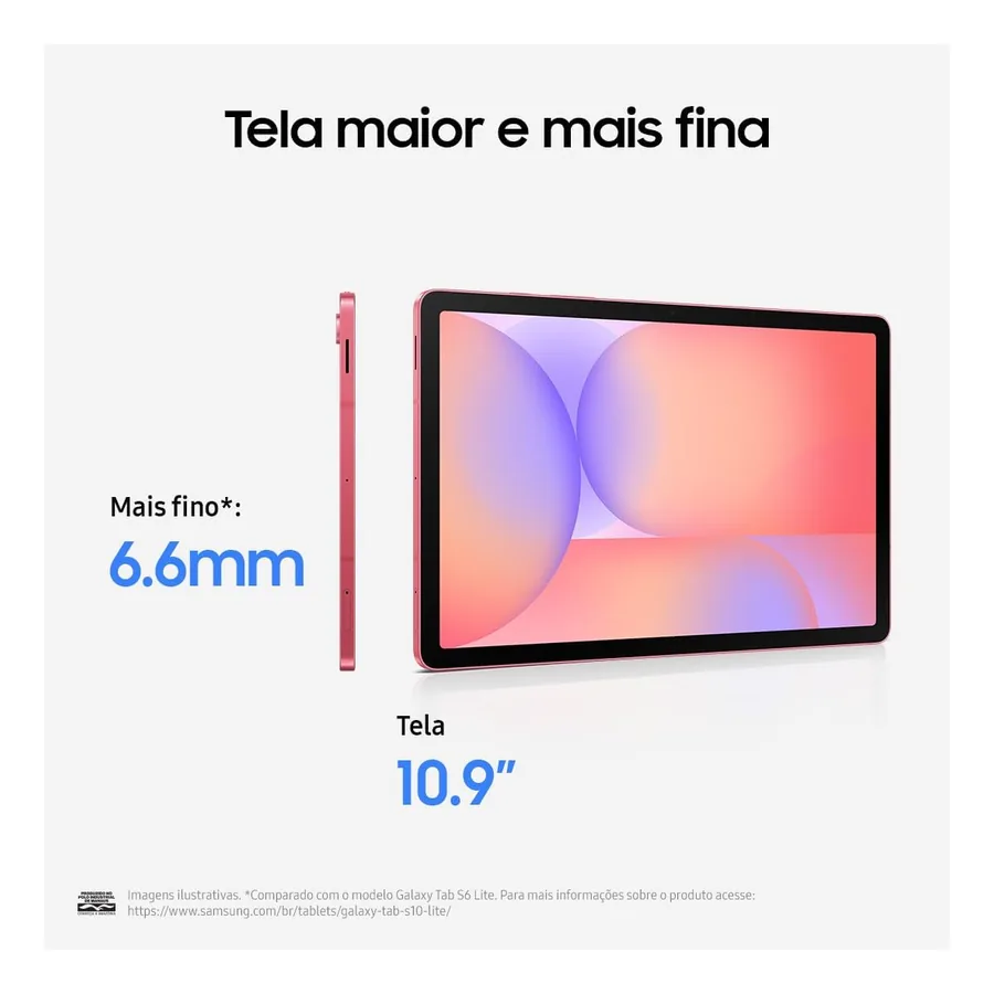 S10 Lite traseira vermelho