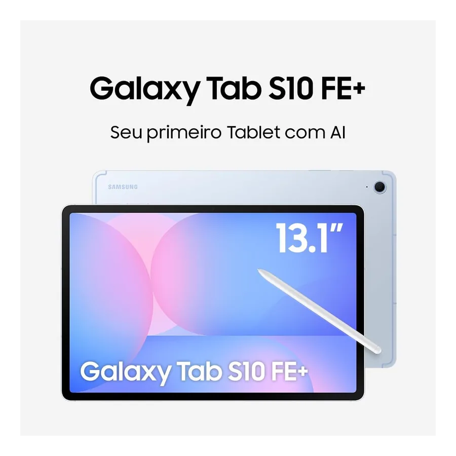 Tab S10 FE+ tela grande