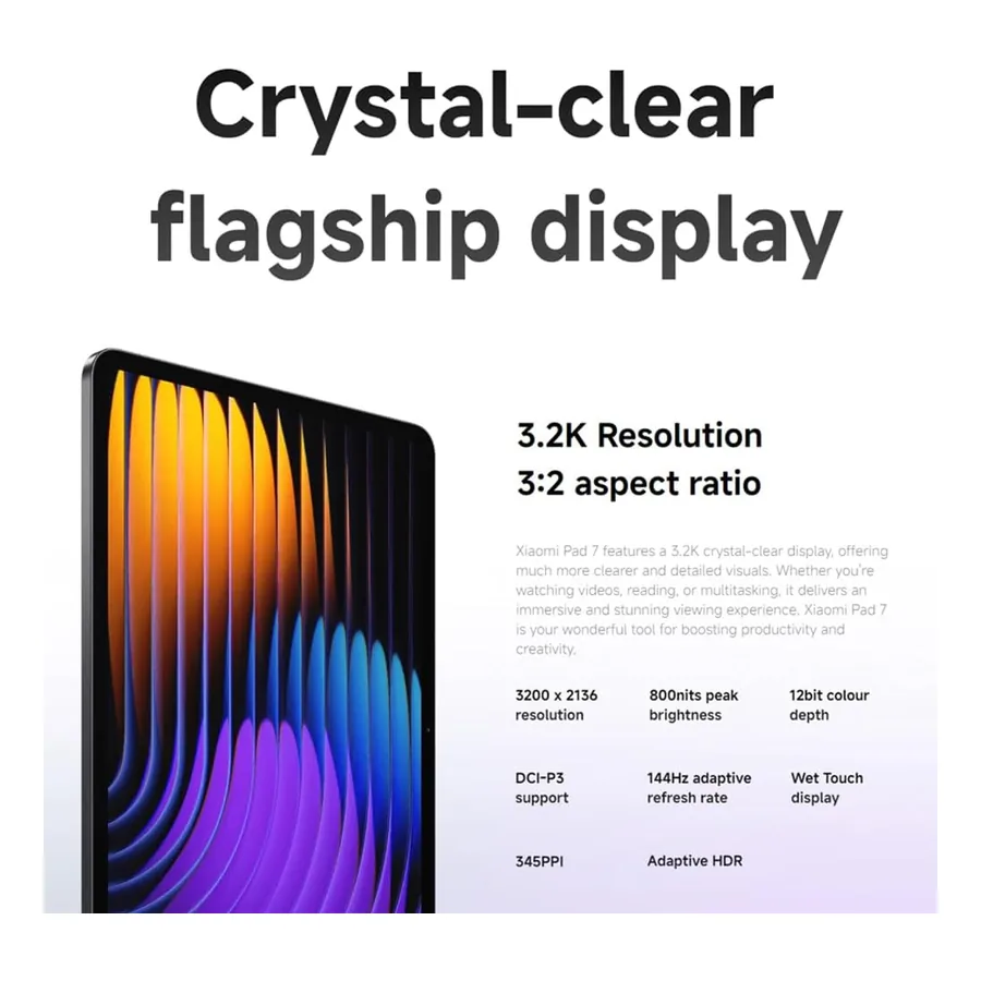 Pad 7 Pro alto‑falantes premium