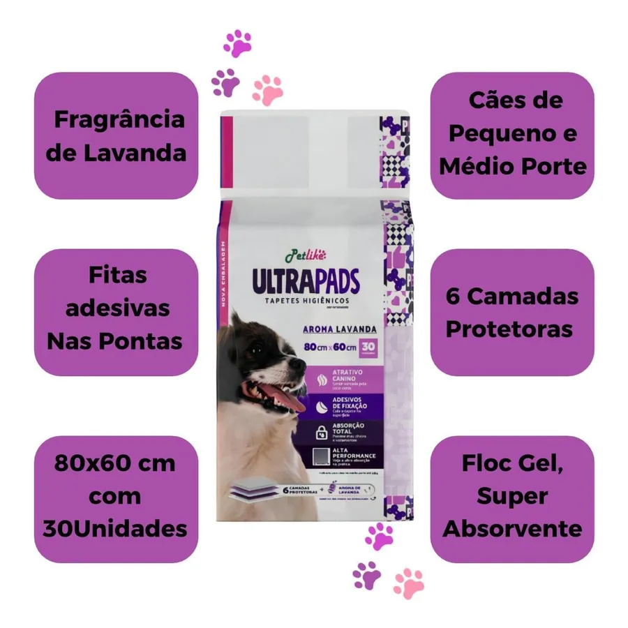Tapete Higiênico para Cachorros PetLike Ultrapads, imagem 4