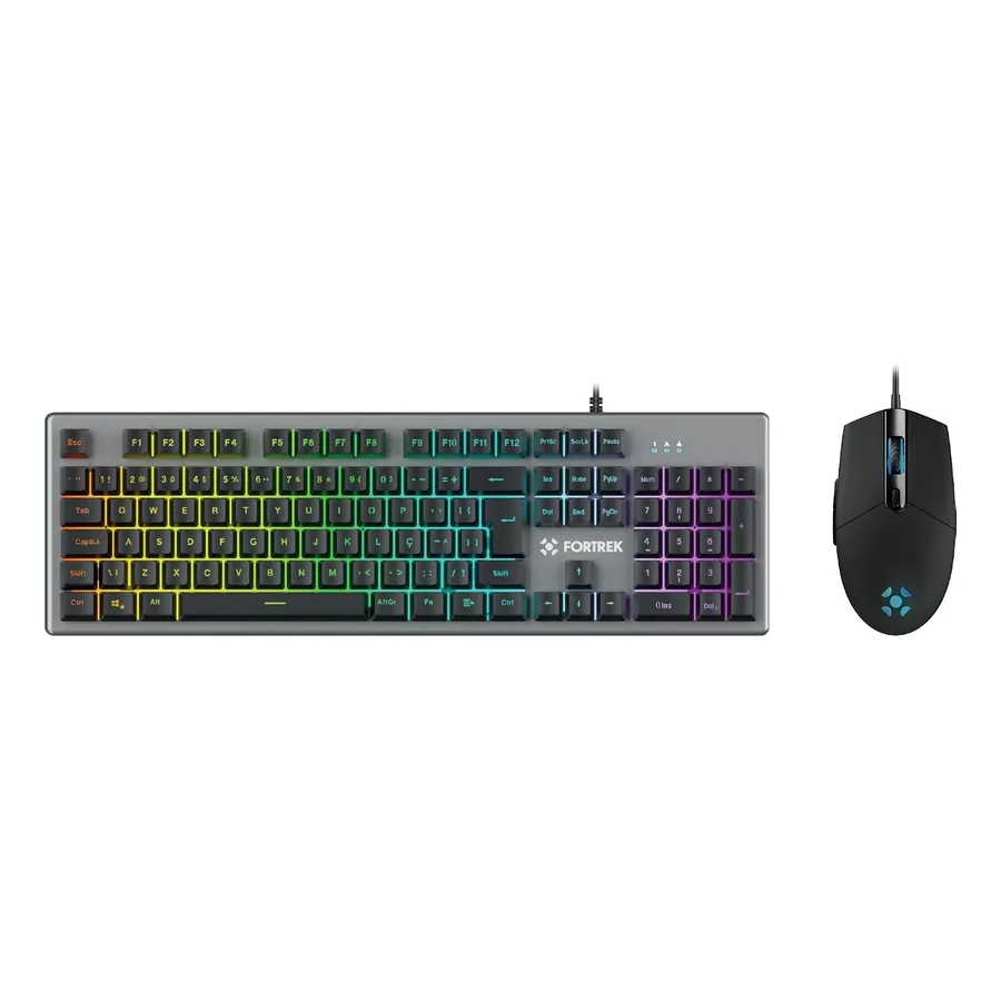 Kit Fortrek Ranger teclado e mouse RGB