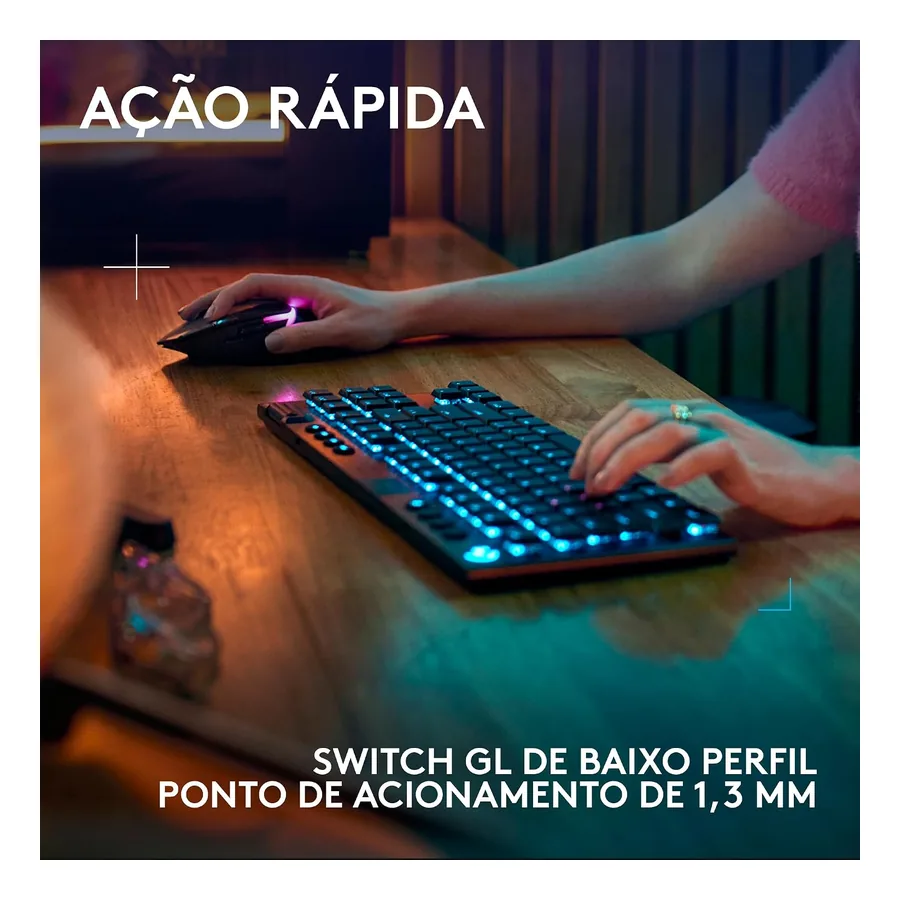 Teclado Gamer Logitech G915 X LIGHTSPEED, imagem 4