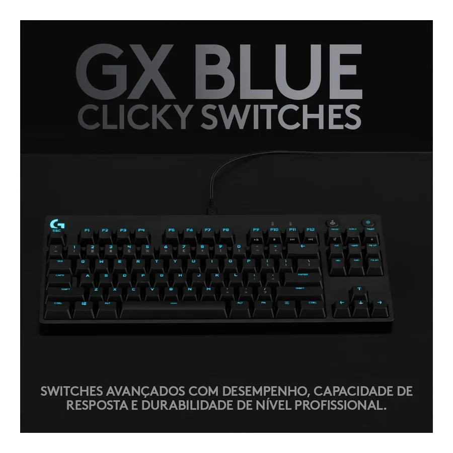 Teclado Gamer Logitech G PRO, imagem 4
