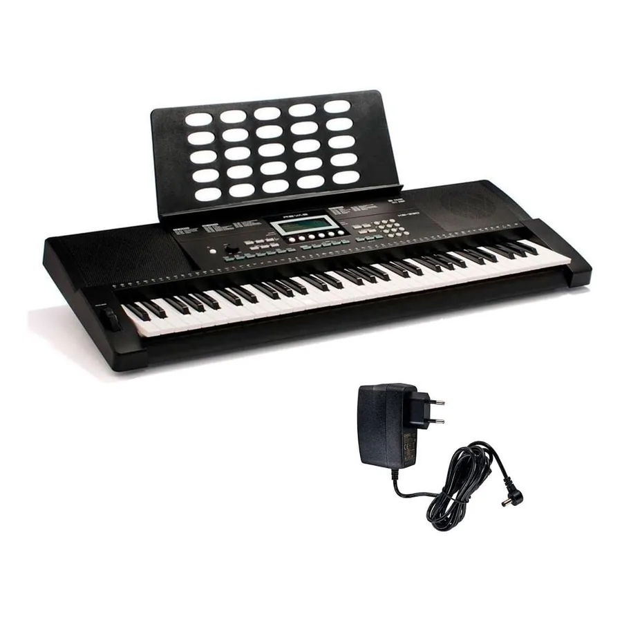 Revas KB-330 teclado arranjador preto