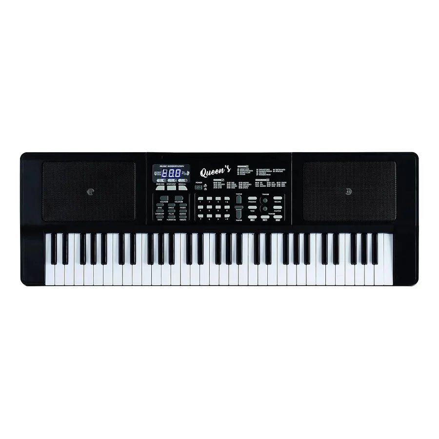 Teclado Queen's 61 teclas preto