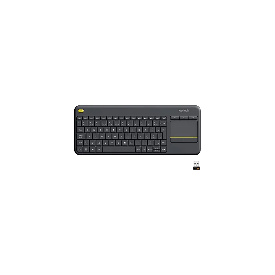 Logitech K400 Plus controlando TV