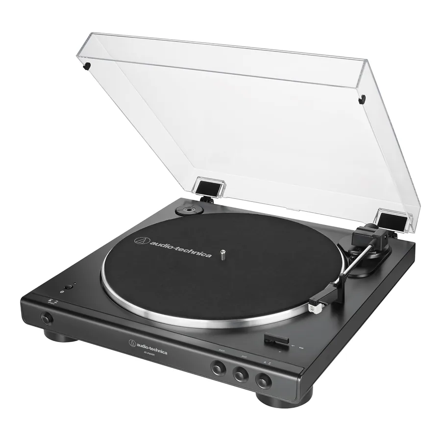 Toca-discos Audio-Technica AT-LP60XBT-BK preto