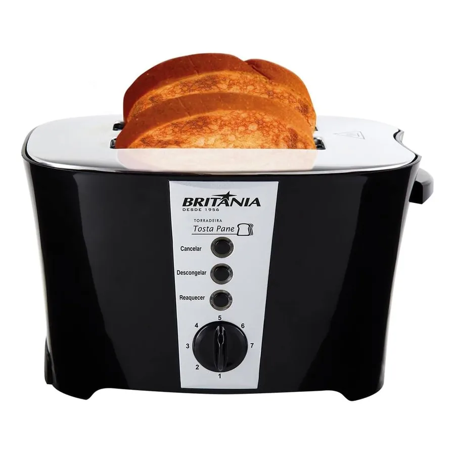Torradeira Britânia Tosta Pane vista superior