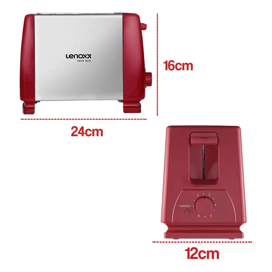 Torradeira Lenoxx Inox, imagem 4