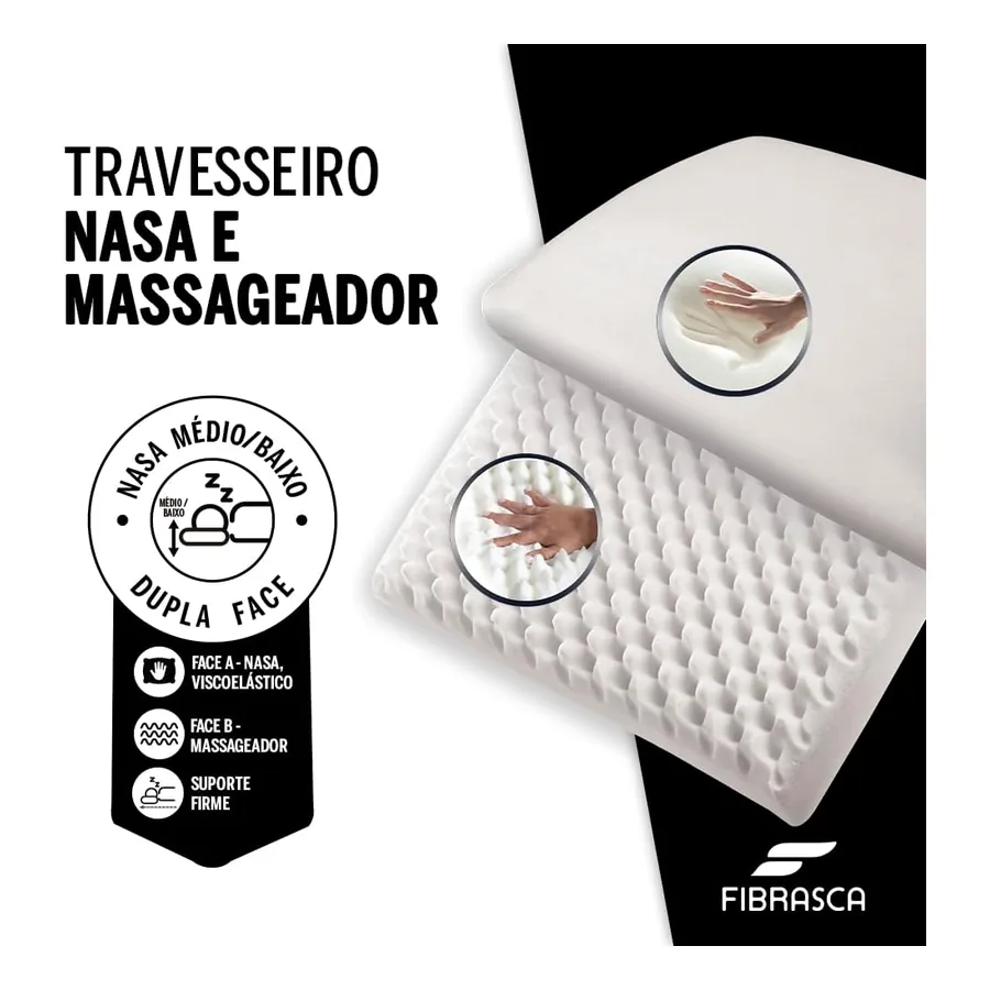 Fibrasca Nasa Massageador face com gomos