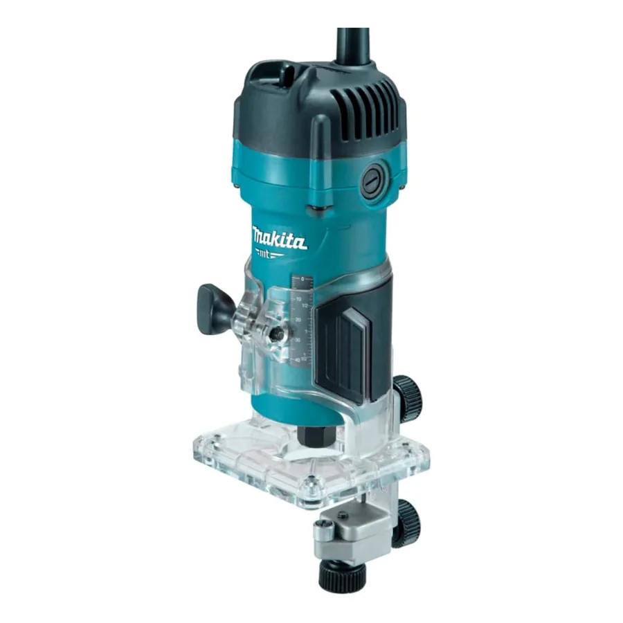 Tupia Makita M3700B com base em acrílico