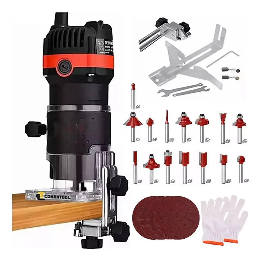 Tupia Dobevi 1/4 com kit de brocas