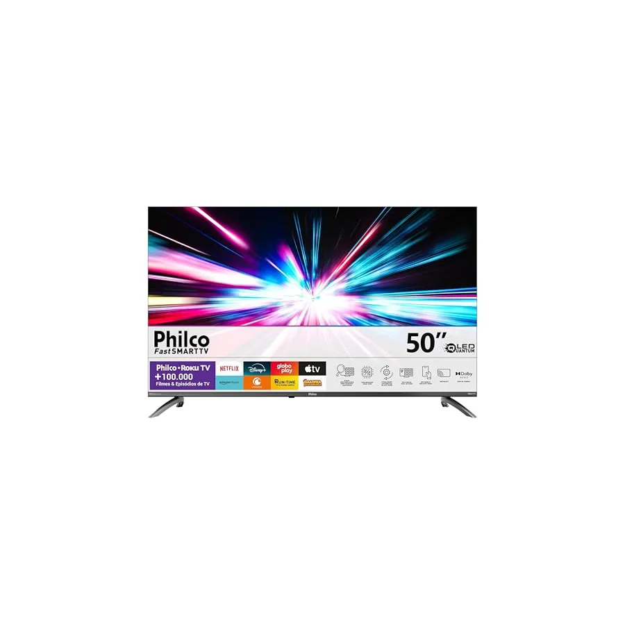 TV 4K Philco 50 P50VIK vista