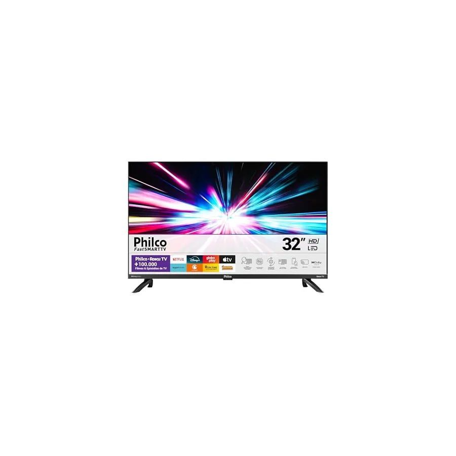 Frente da Smart TV Philco 32 PTV32G7PR2CGB