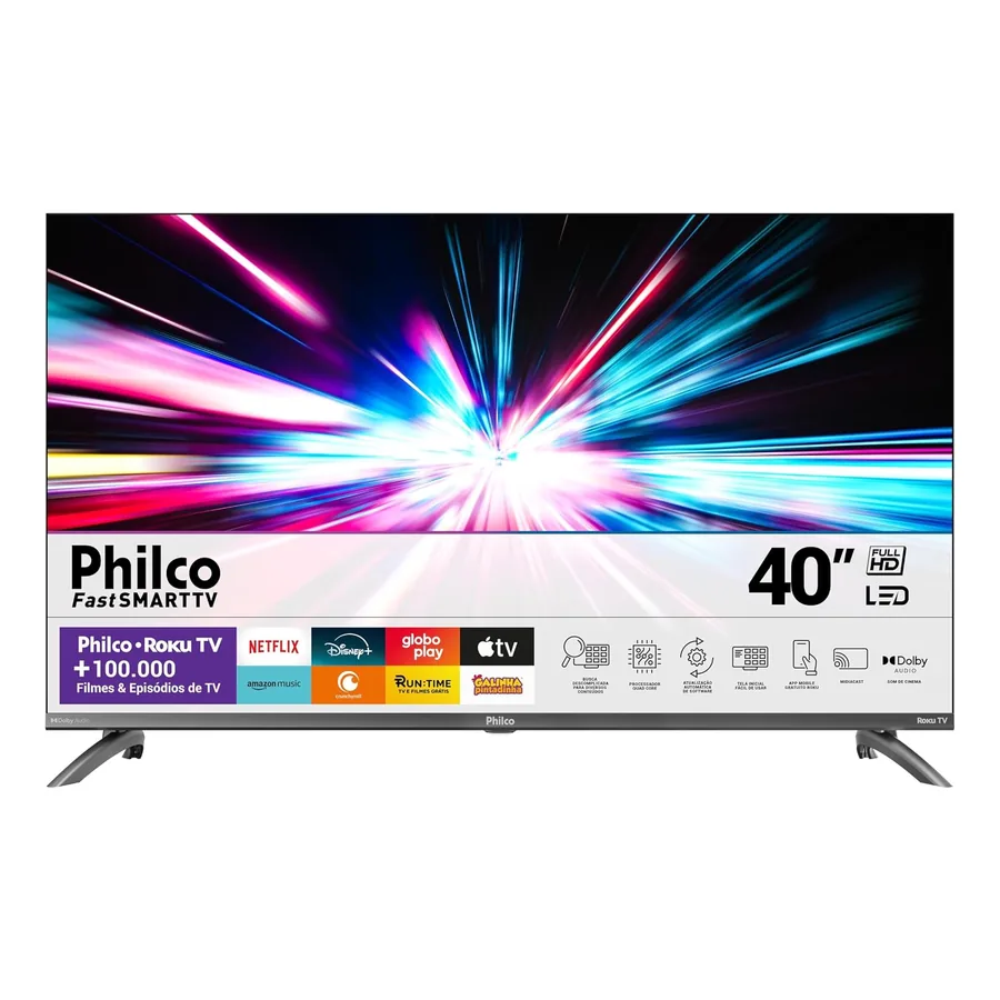 Smart TV Philco 40 polegadas PTV40M9GR2CGB