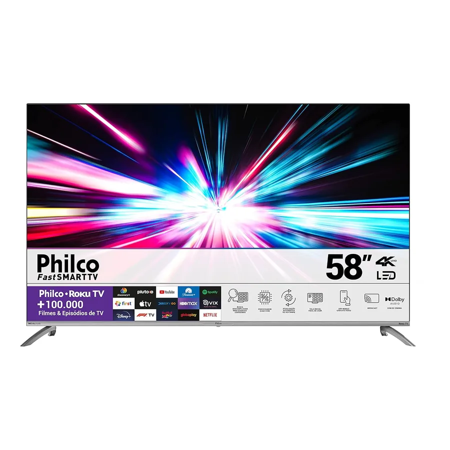 Smart TV Philco 58 PTV58G7UR2CSBL