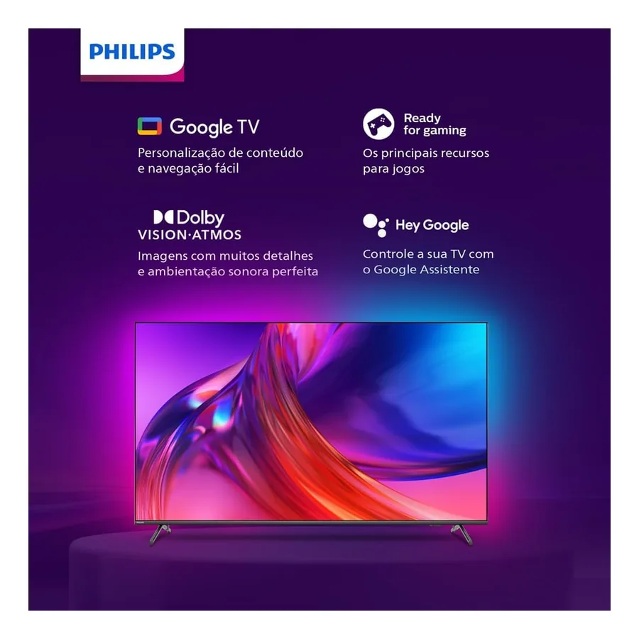 Smart TV Philips 75" The One 75PUG8808/78, imagem 3