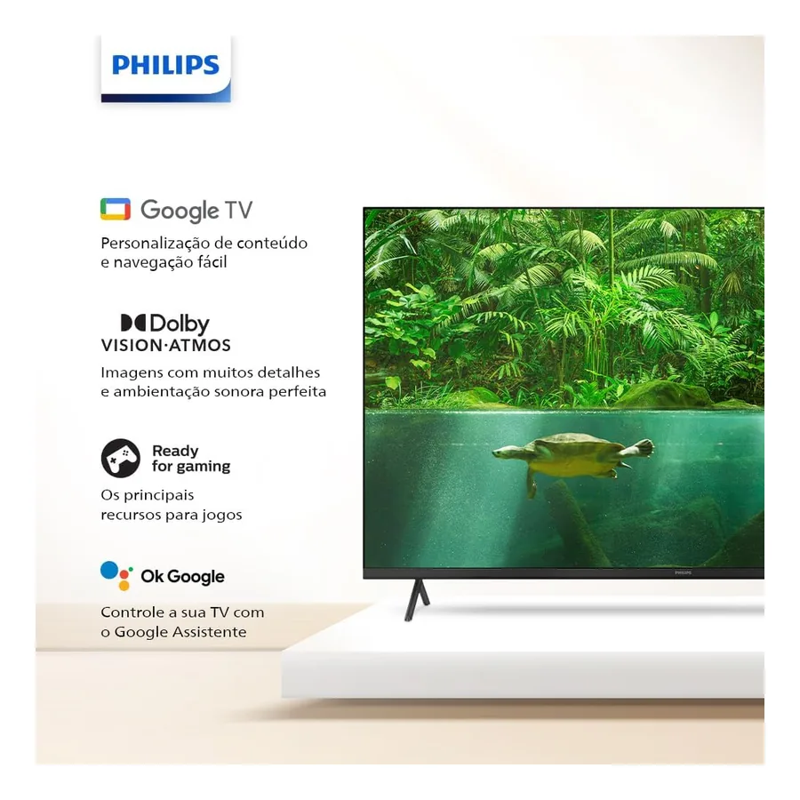 Smart TV Philips 70" 70PUG7408/78, imagem 3