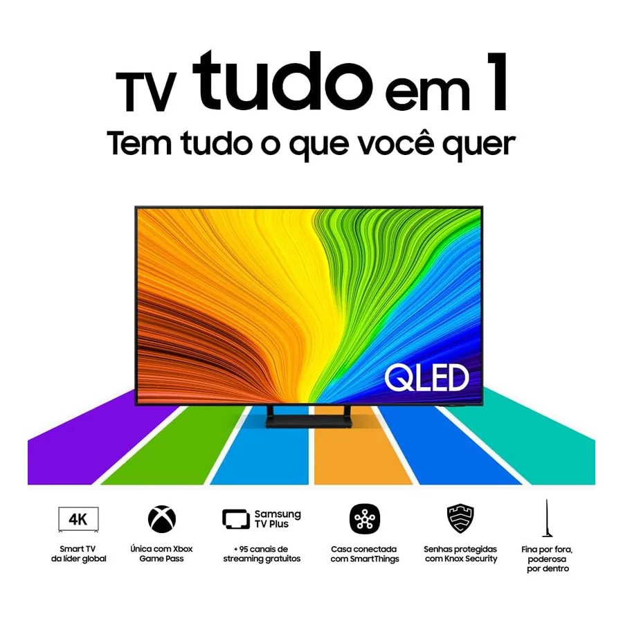 TV QLED 55” Samsung Smart 55Q70D, imagem 3