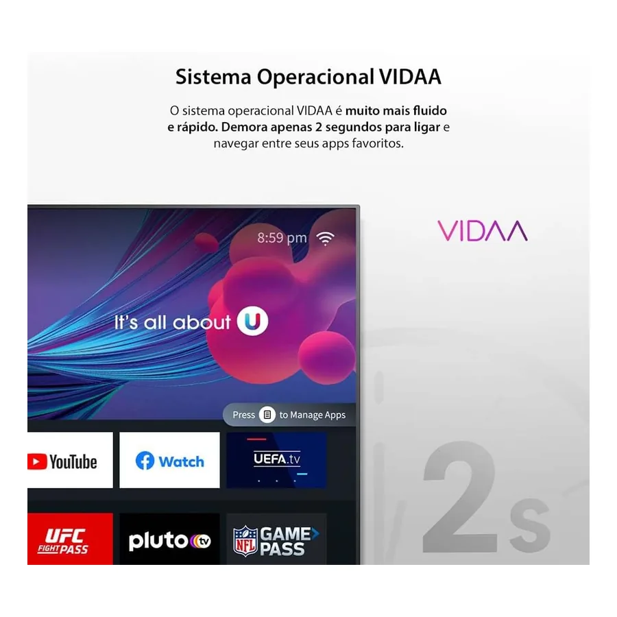TV QLED 55” Toshiba TB026M, imagem 4