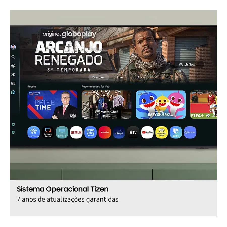 Smart TV Samsung 55" U8100F, imagem 4