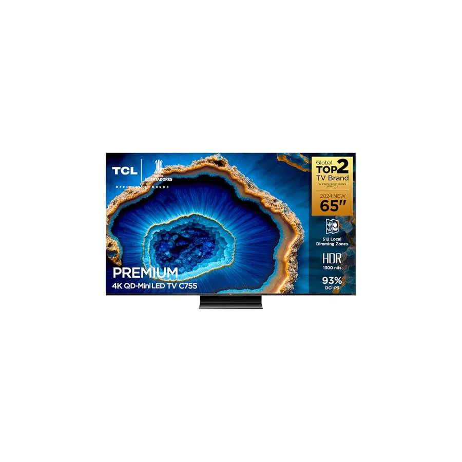 Smart TV TCL 65" C755 Premium ângulo
