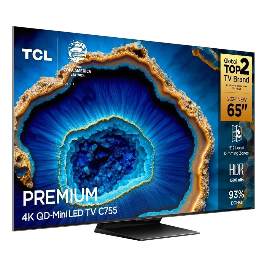 Smart TV TCL 65" C755 Premium controle