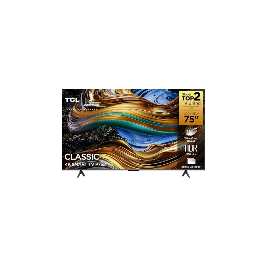 Smart TV TCL 75" P755 perfil