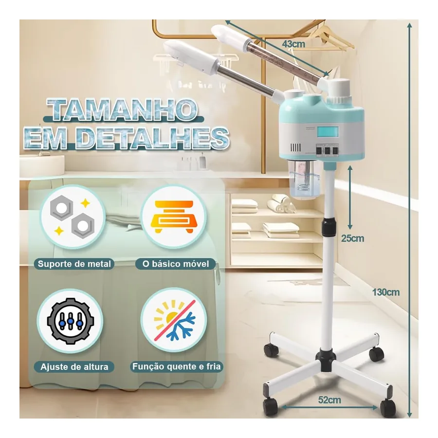 Vaporizador Facial Matefet DPF1031-D, imagem 3
