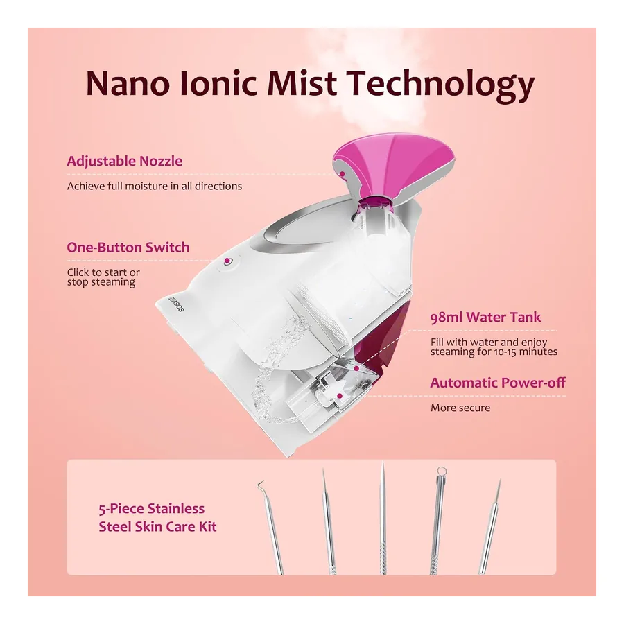 Vaporizador Facial Ezbasics KD2331A, imagem 3