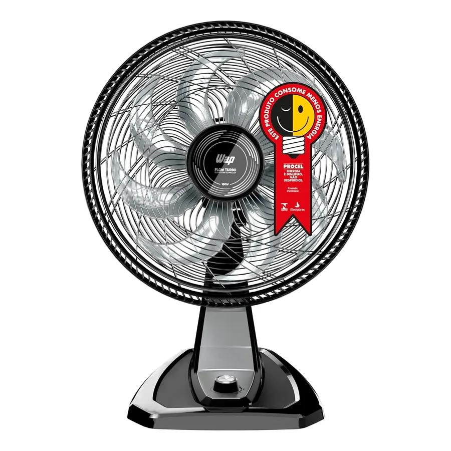 Ventilador WAP Flow Turbo instalado na parede