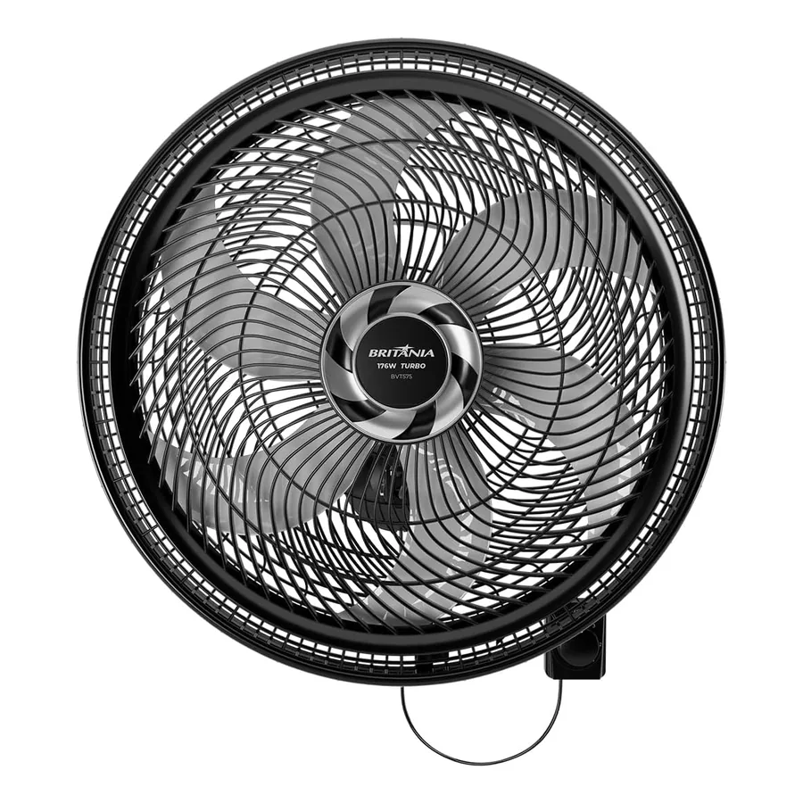 Britânia BVT575 ventilador de parede 47cm preto