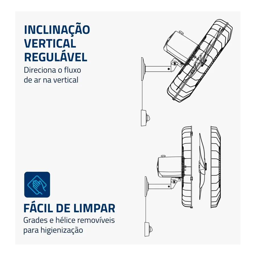 Ventilador de parede Mondial Turbo Pro-50, imagem 4
