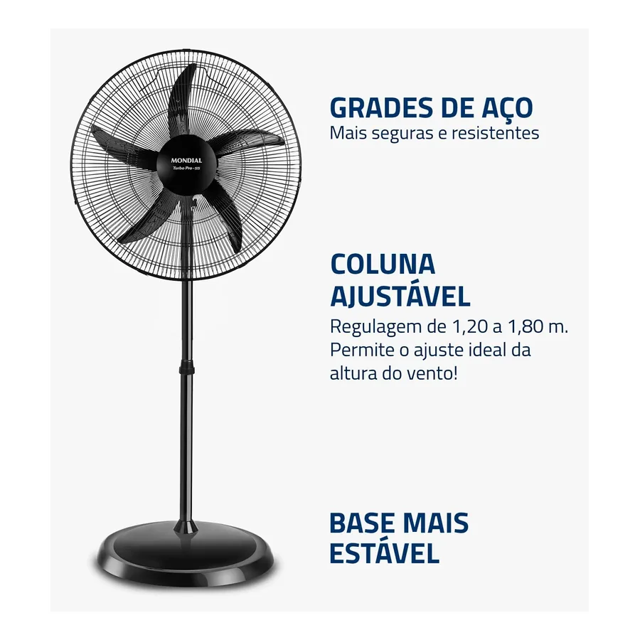 Ventilador de Coluna Mondial Turbo Pro 55, imagem 4