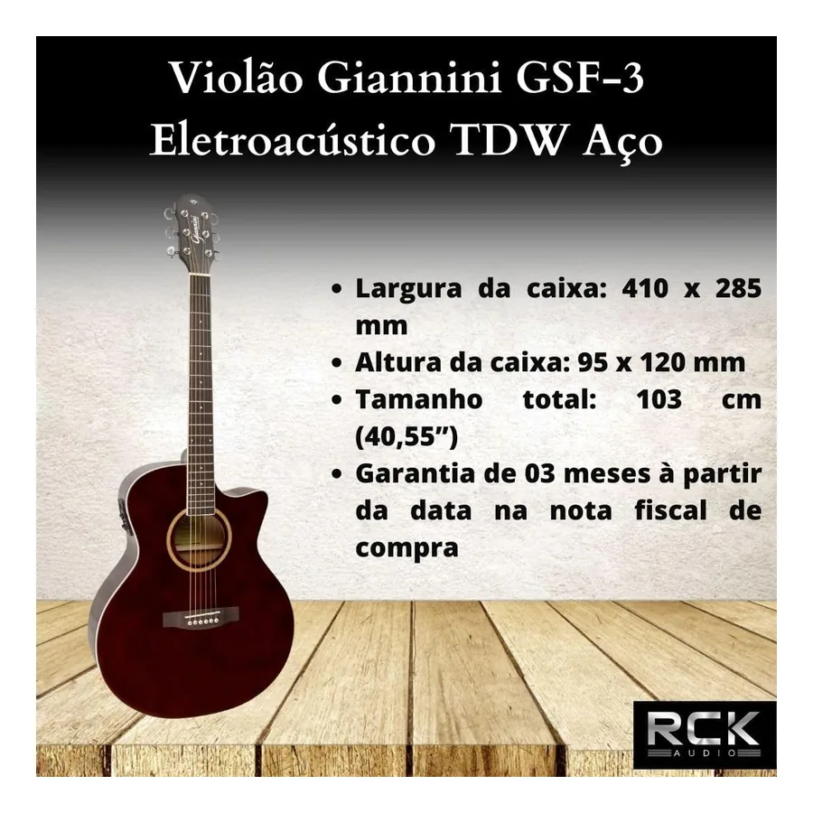 Violão Giannini Gsf3, imagem 3
