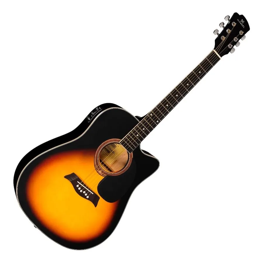 Violão Michael VMF361 Sunburst Mate