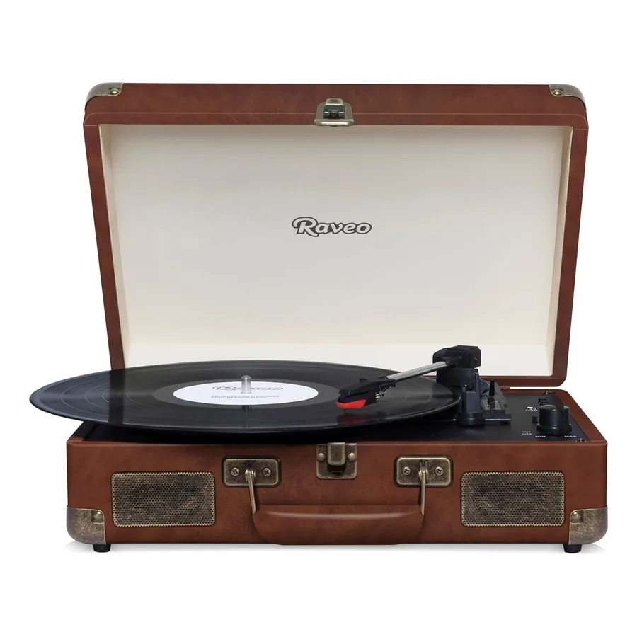 Vitrola Raveo Sonetto Vintage Brown vista frontal