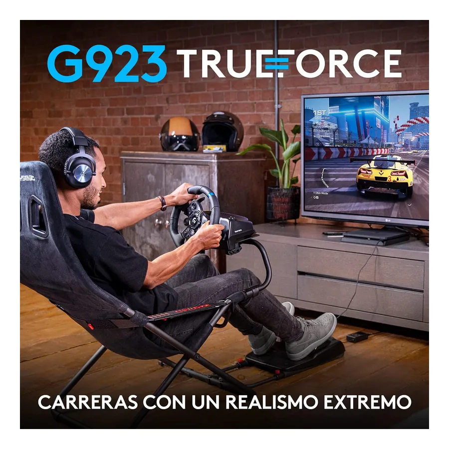Volante para PC Logitech G923 True Force, imagem 3