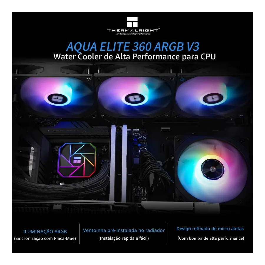 Thermalright Aqua Elite 360 V3 ventoinhas ARGB