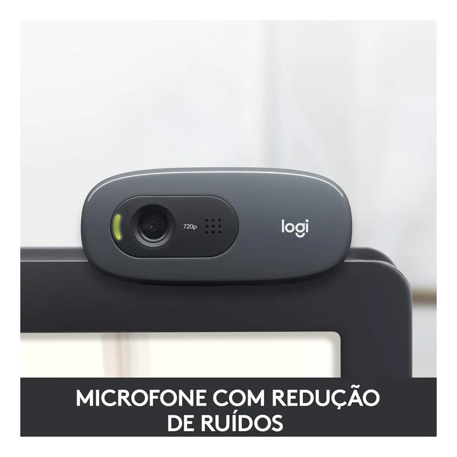 Webcam C270 em uso em laptop