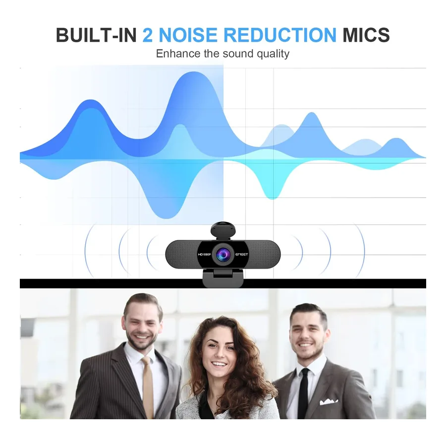 EMEET C960 com clip universal