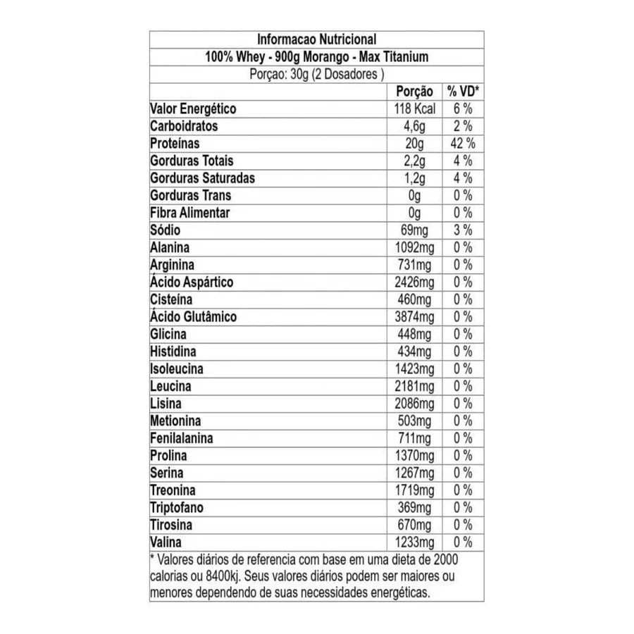 Whey Protein Isolado Max Titanium Iso Whey, imagem 3