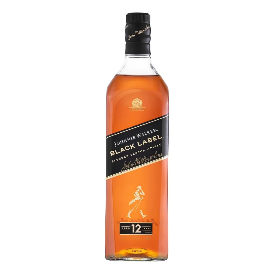Garrafa do Whisky Johnnie Walker Black Label