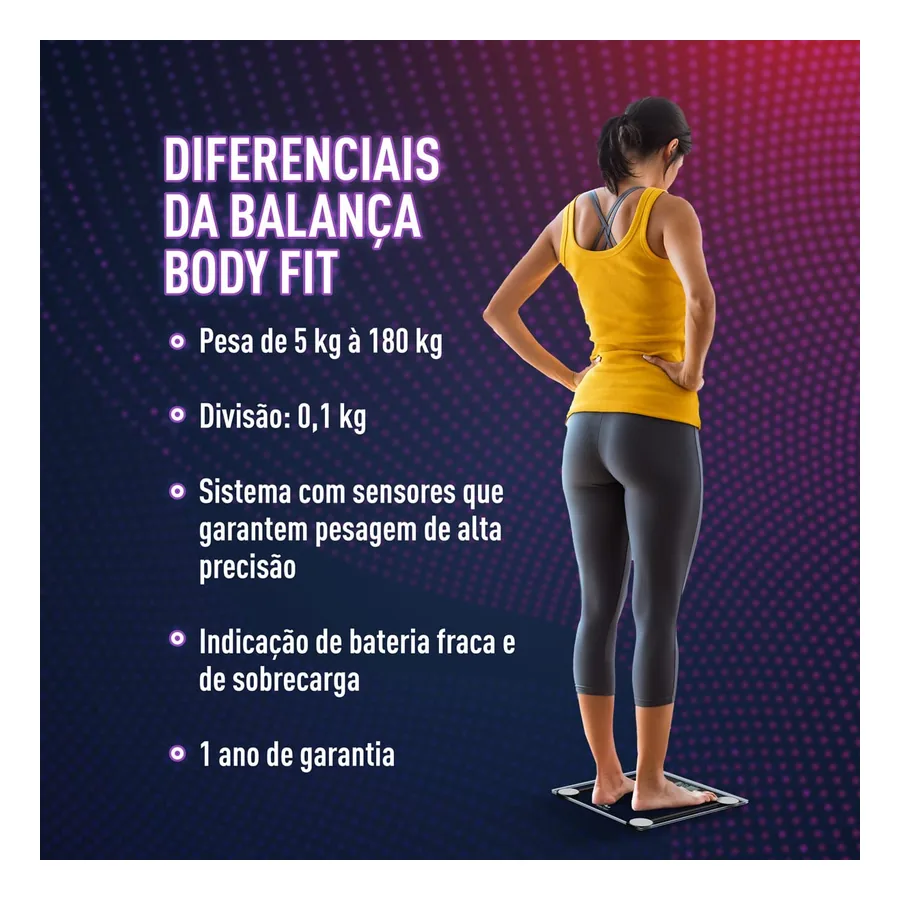 Plataforma em vidro temperado 5 mm da Relaxmedic Fit