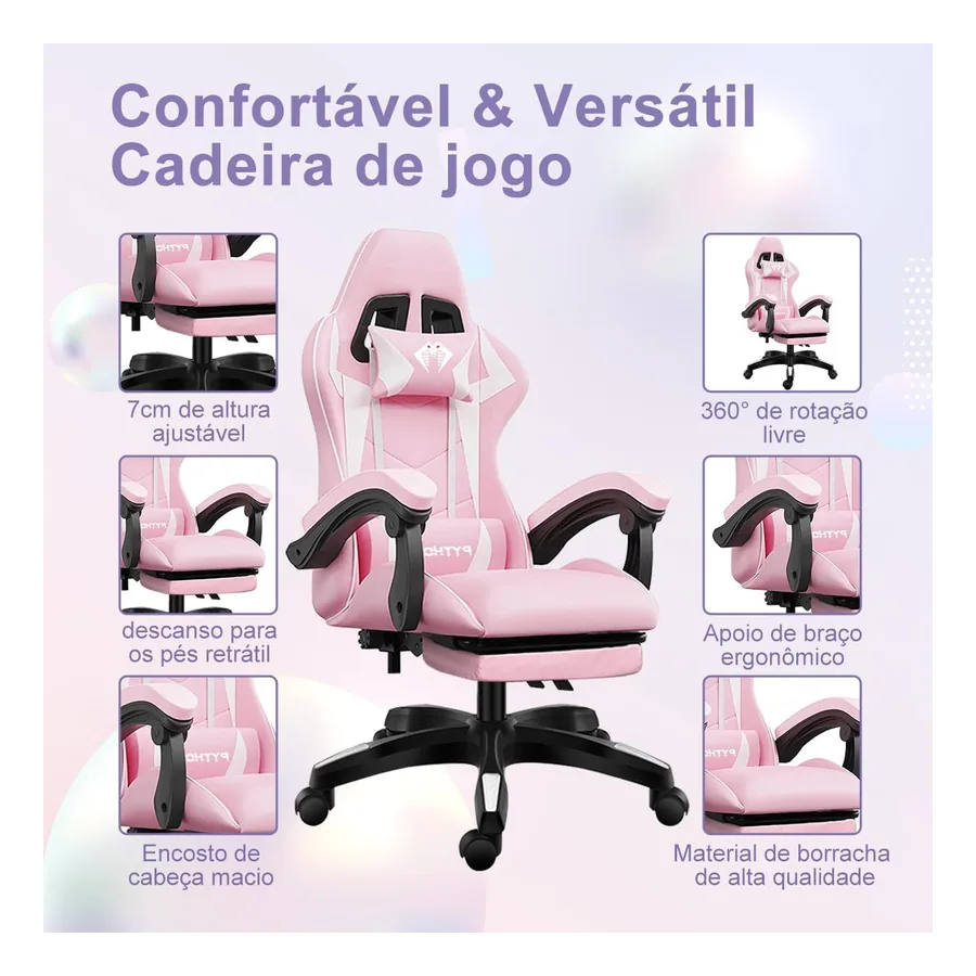 Cadeira Gamer Python Fly X12, imagem 4
