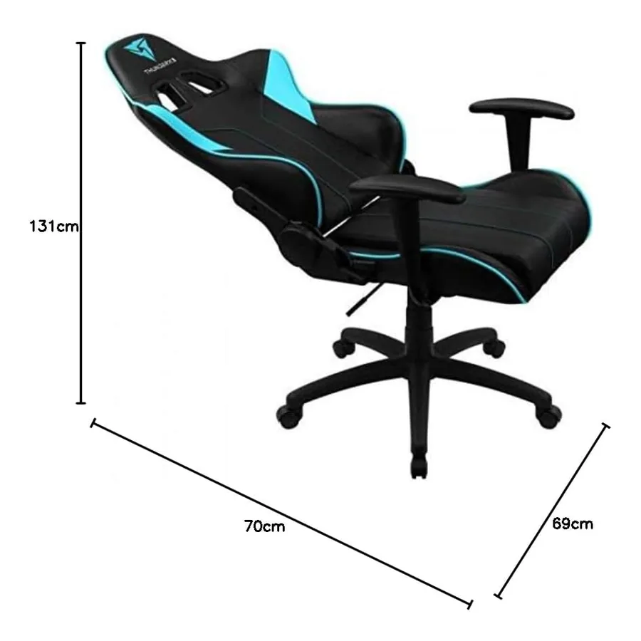 Cadeira Gamer ThunderX3 EC3 Cyan, imagem 3